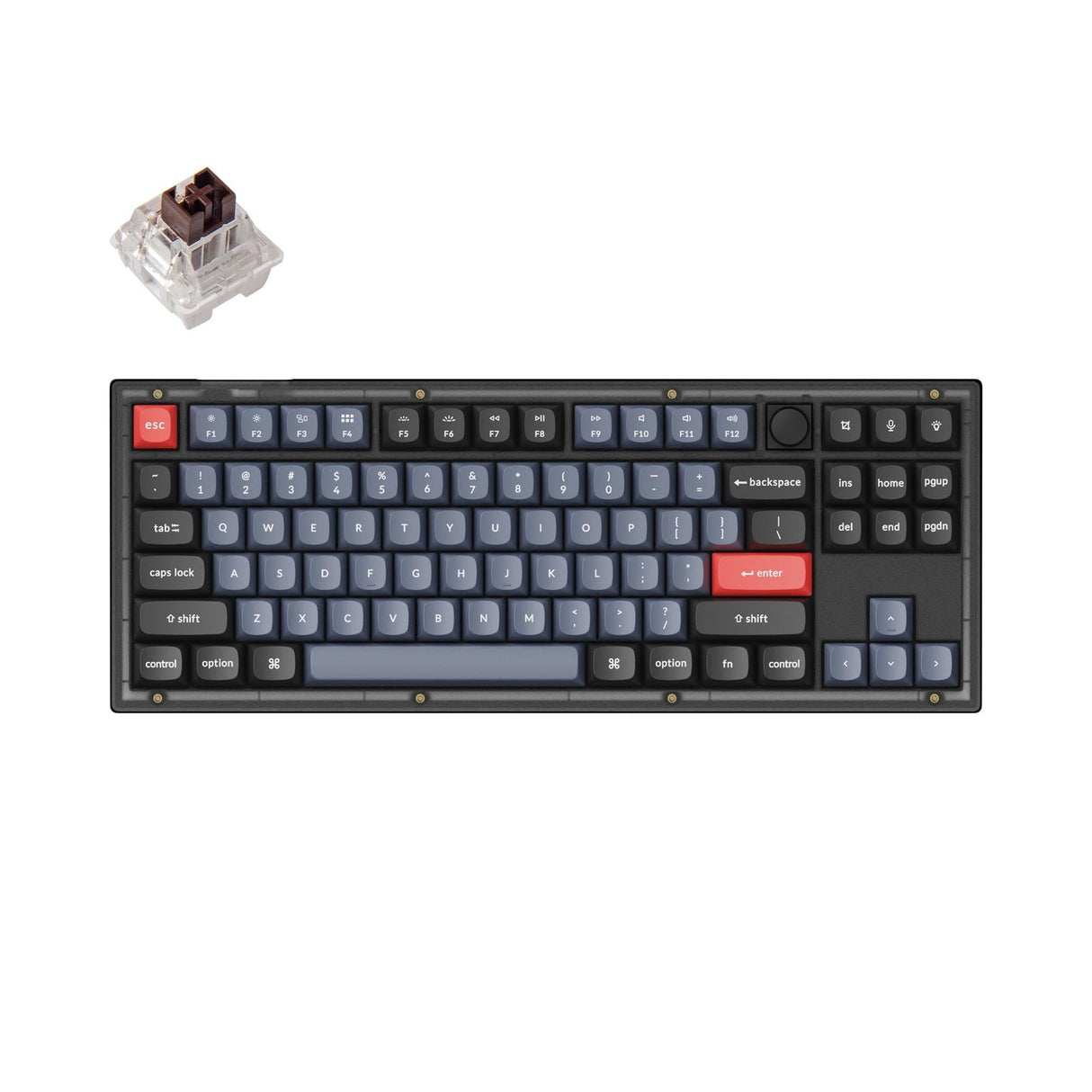 Teclado mecánico personalizado Keychron V3 QMK (diseño ANSI de EE. UU.)