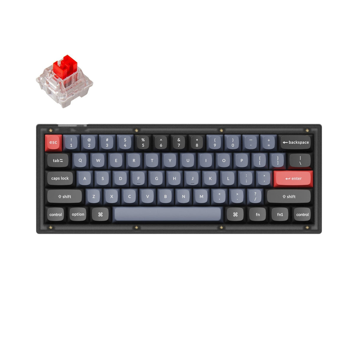 Teclado mecánico personalizado Keychron V4 QMK (diseño ANSI de EE. UU.)