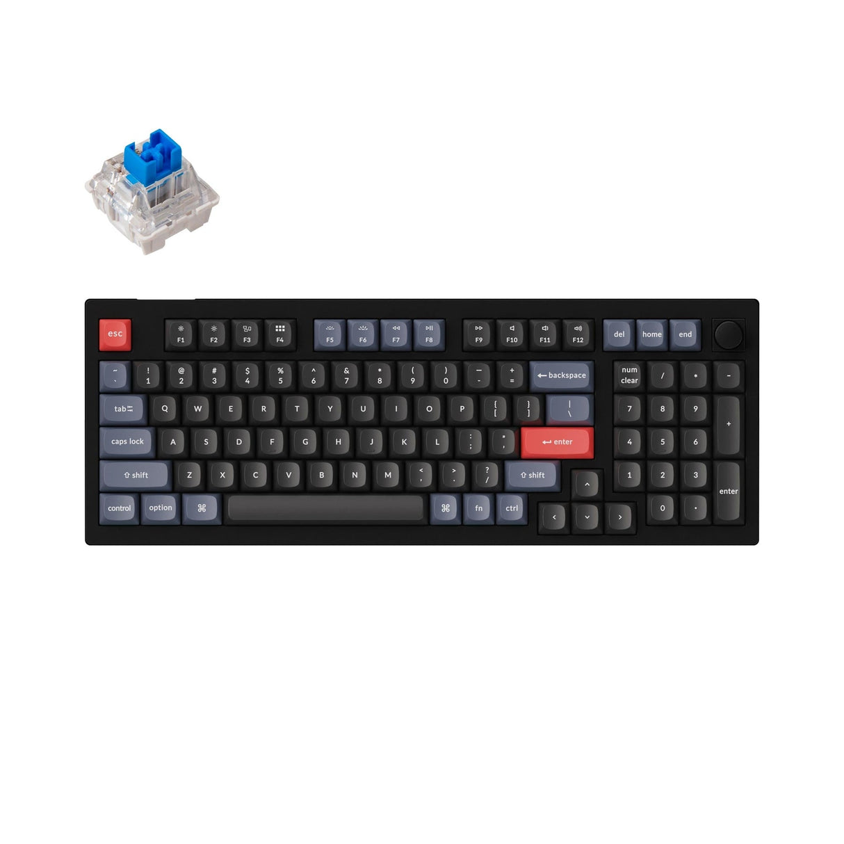 Teclado mecânico personalizado Keychron V5 QMK (layout ANSI dos EUA)