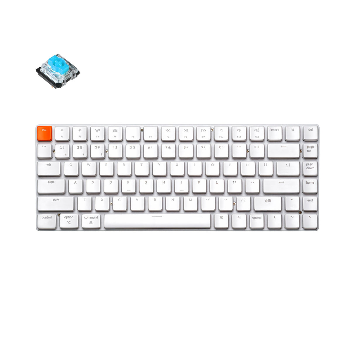 Teclado mecánico inalámbrico ultradelgado sin retroiluminación Keychron K3 (versión 2)