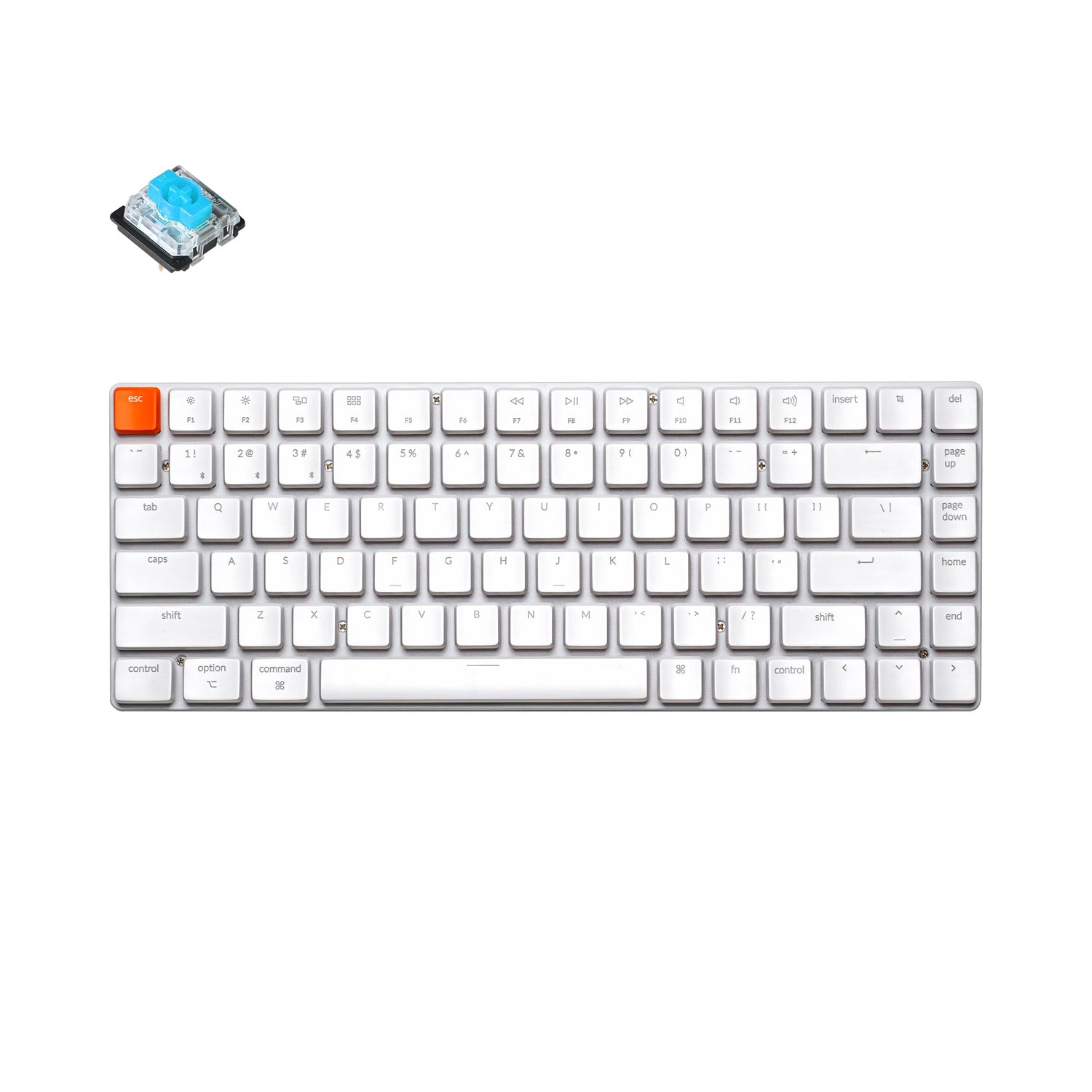 Teclado mecánico inalámbrico ultradelgado sin retroiluminación Keychron K3 (versión 2)