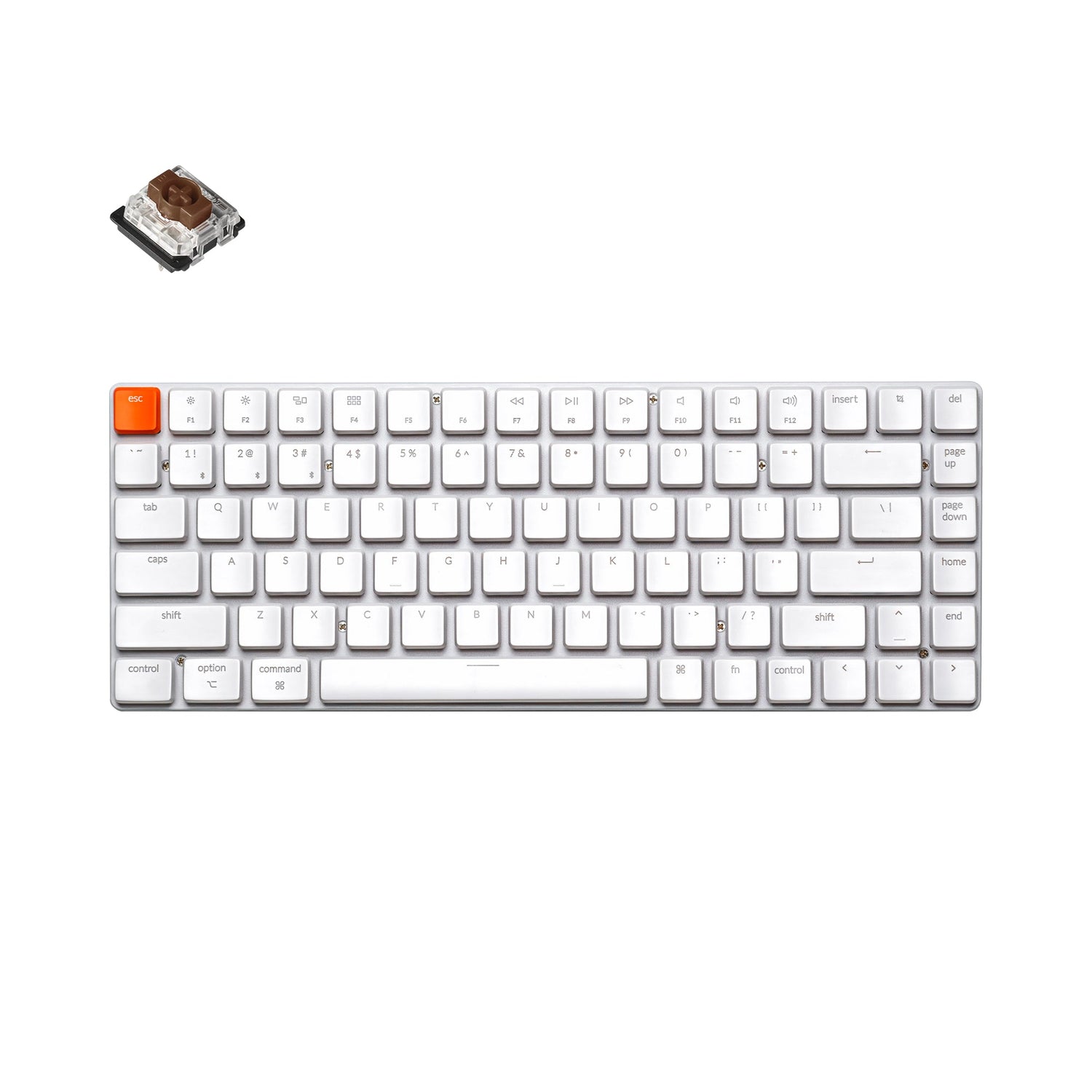 Teclado mecánico inalámbrico ultradelgado sin retroiluminación Keychron K3 (versión 2)