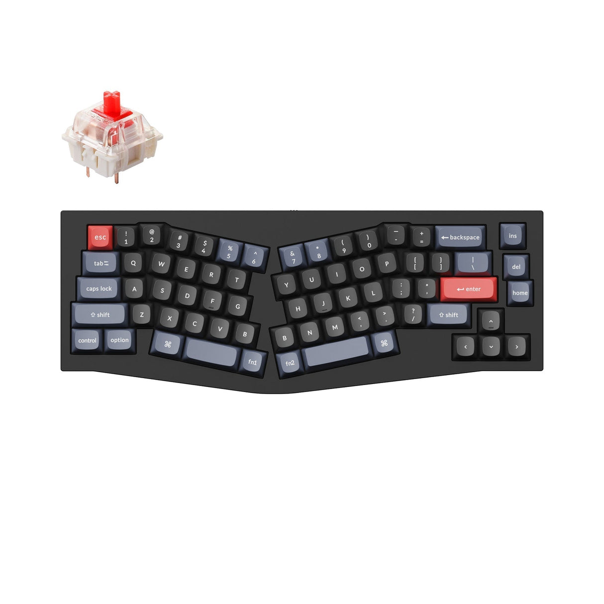 Teclado mecánico personalizado Keychron Q8 (Alice Layout) QMK
