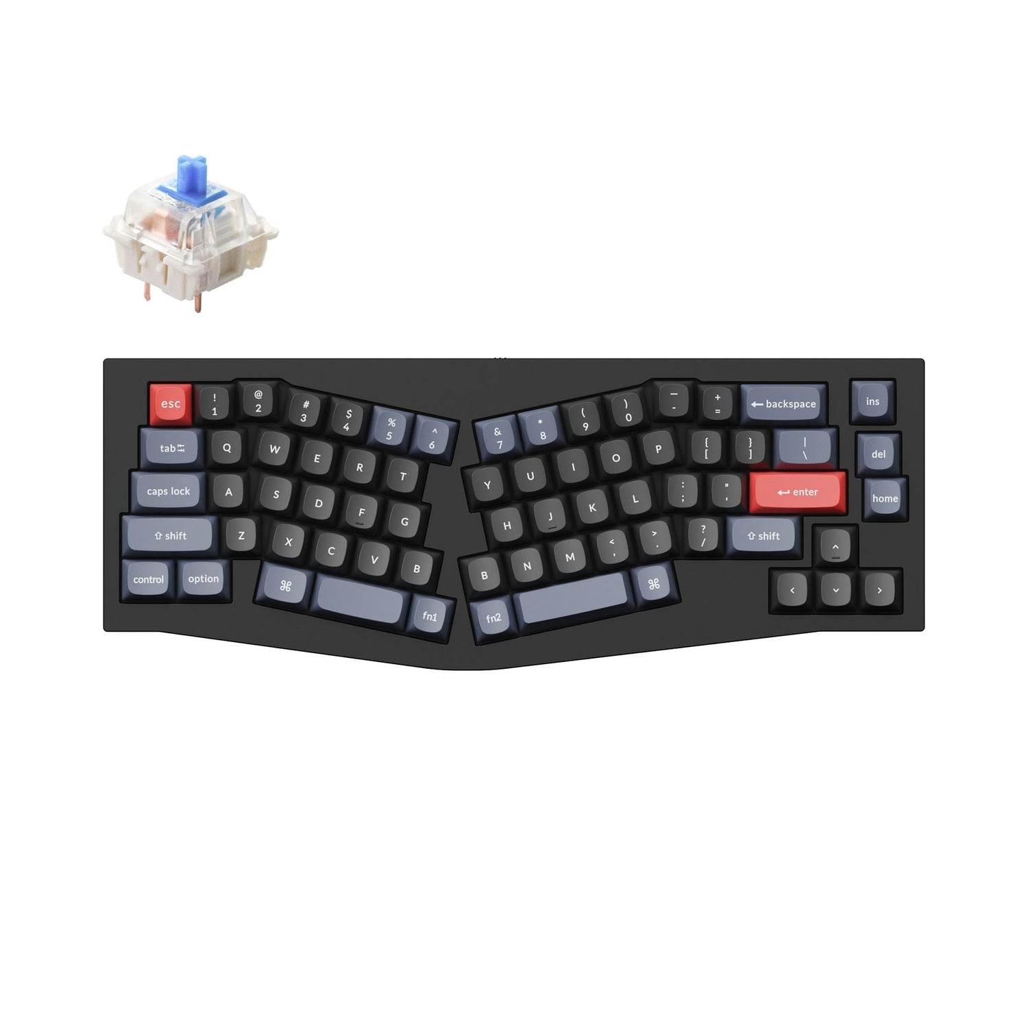 Teclado mecánico personalizado Keychron Q8 (Alice Layout) QMK