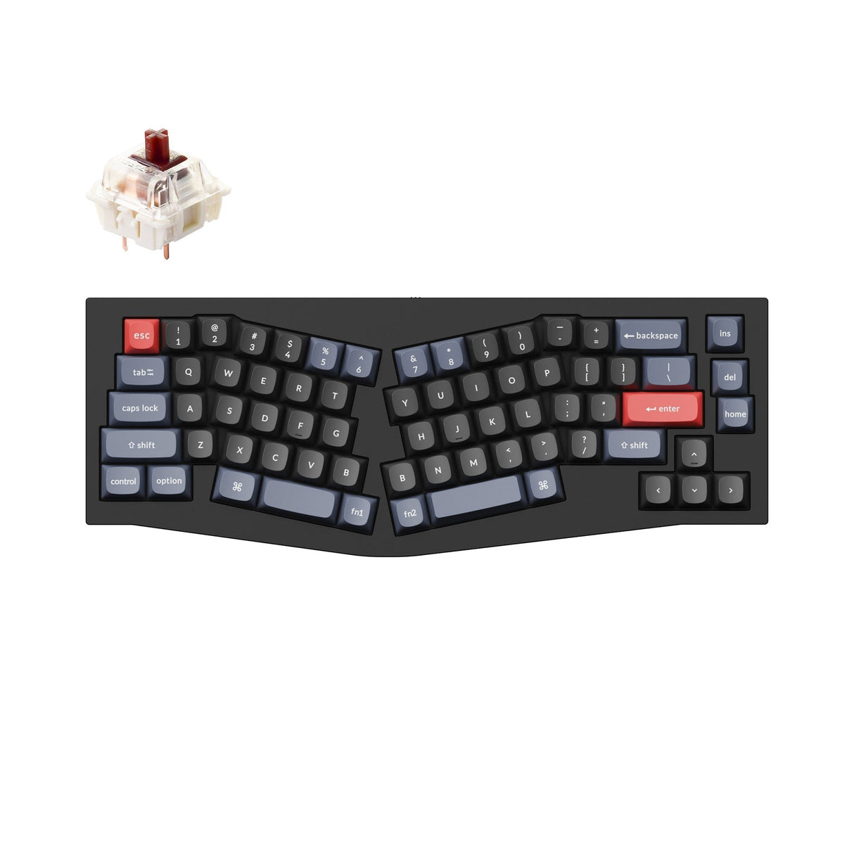 Teclado mecánico personalizado Keychron Q8 (Alice Layout) QMK
