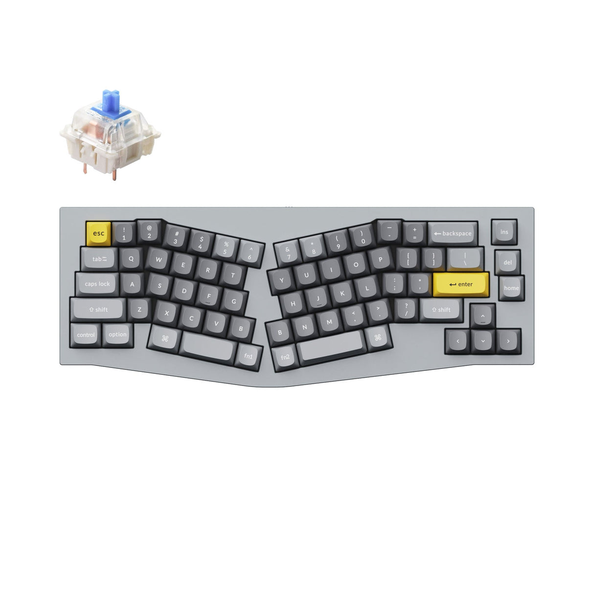 Teclado mecánico personalizado Keychron Q8 (Alice Layout) QMK