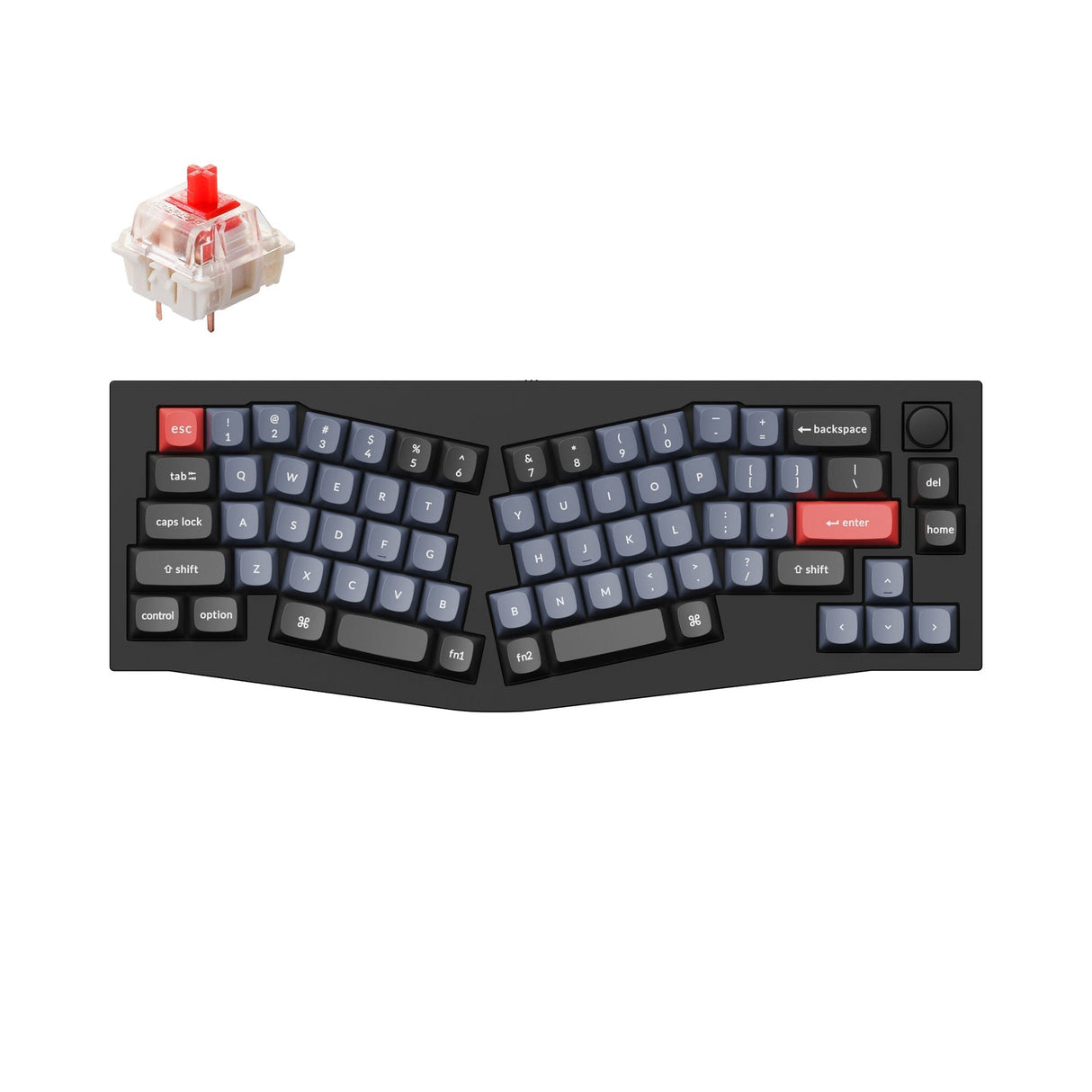 Teclado mecánico personalizado Keychron Q8 (Alice Layout) QMK