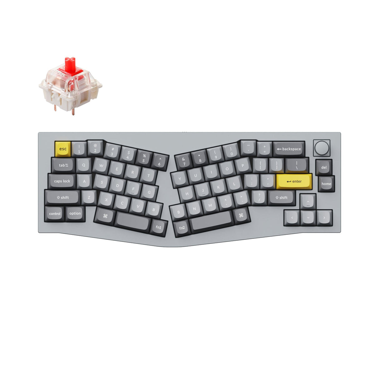 Teclado mecánico personalizado Keychron Q8 (Alice Layout) QMK