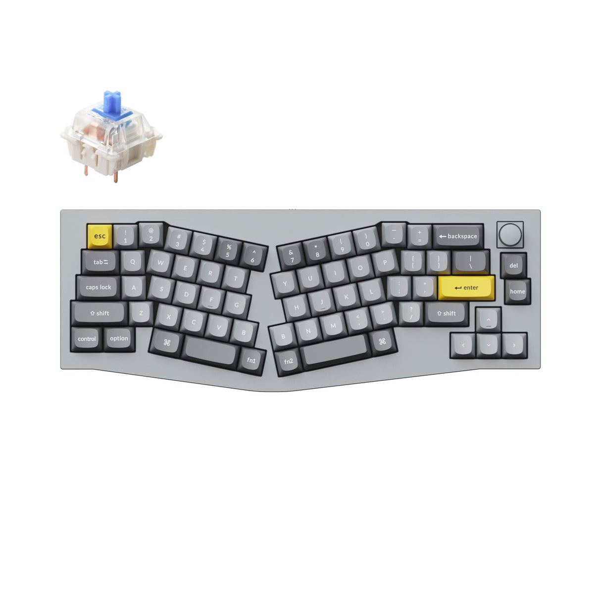 Teclado mecánico personalizado Keychron Q8 (Alice Layout) QMK