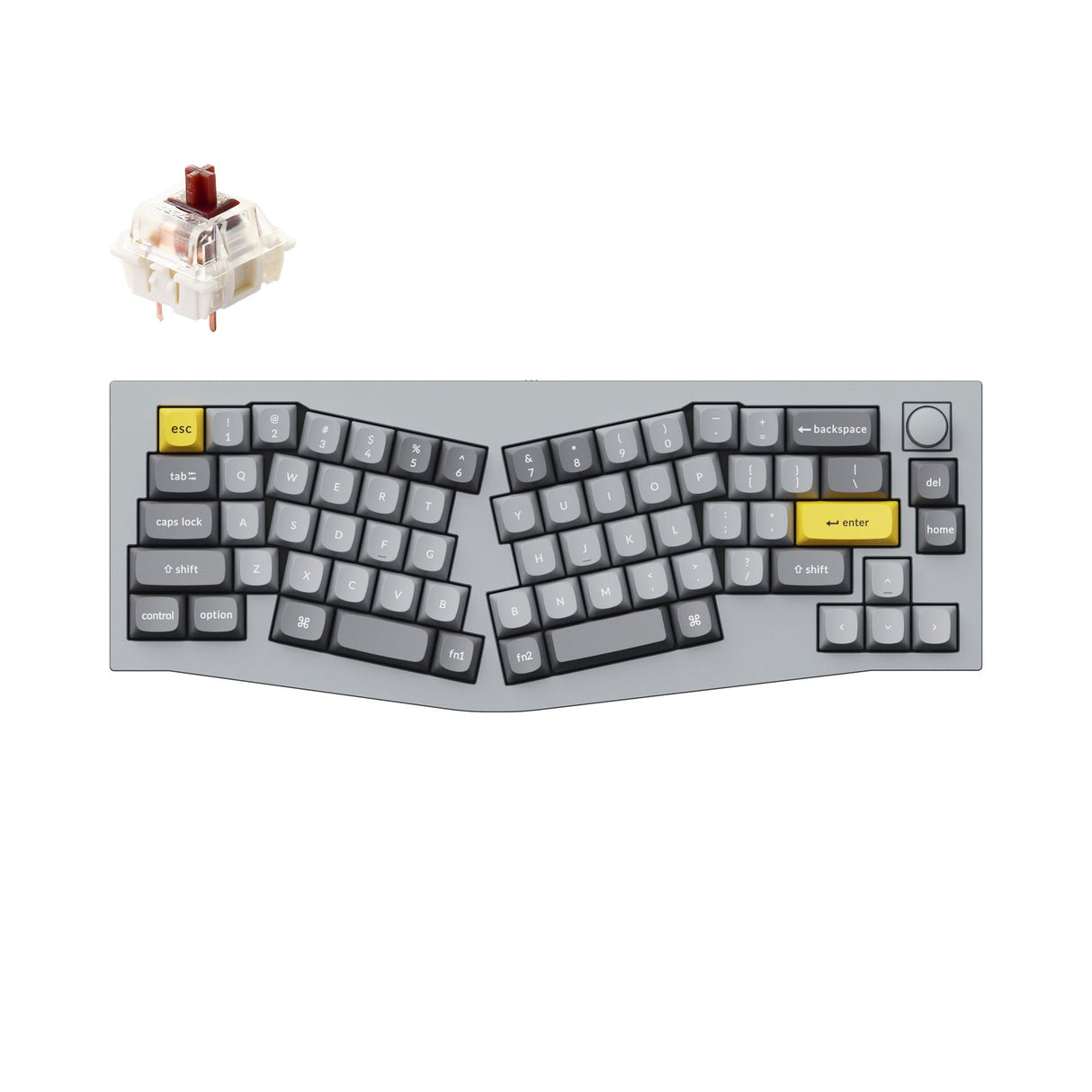 Teclado mecánico personalizado Keychron Q8 (Alice Layout) QMK