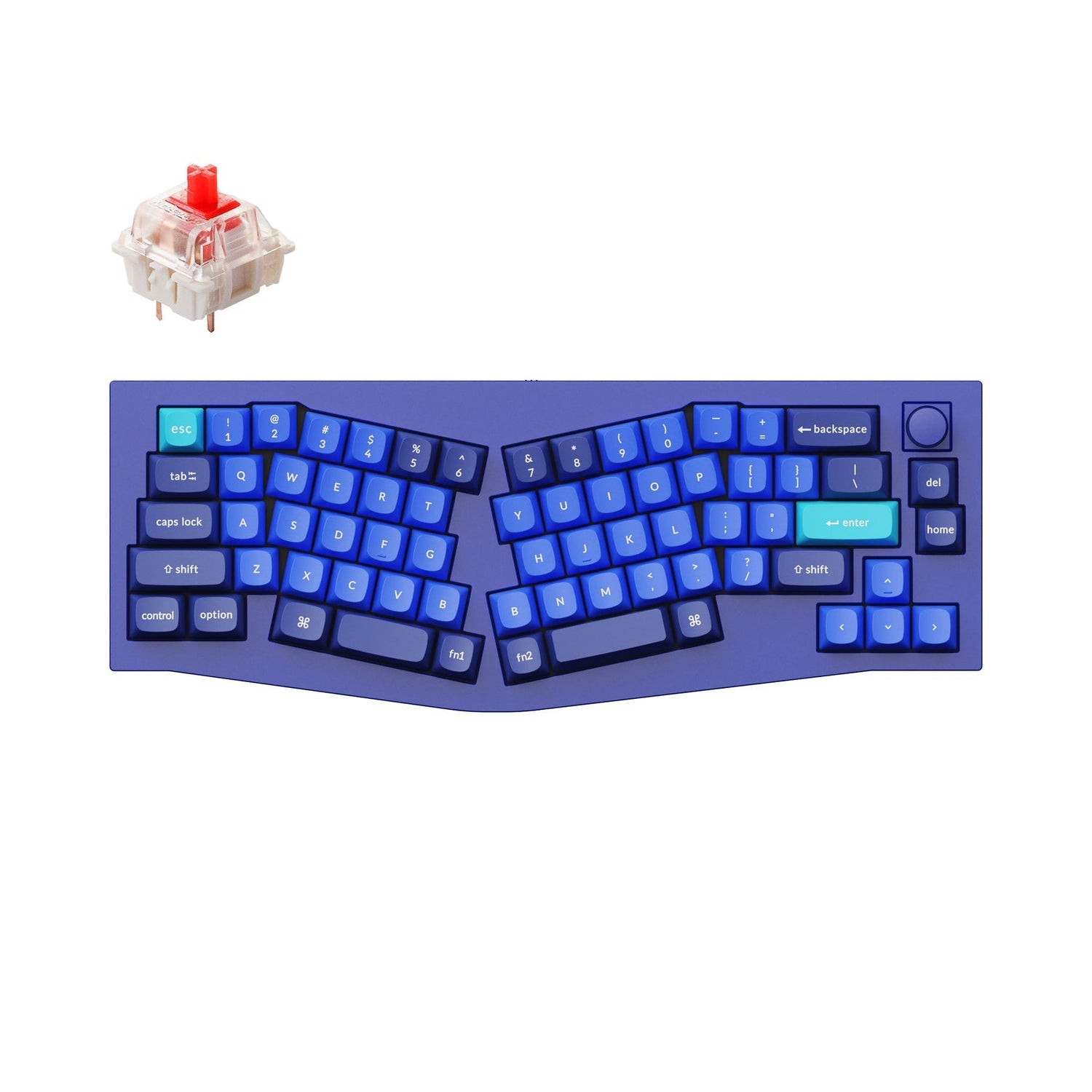 Teclado mecánico personalizado Keychron Q8 (Alice Layout) QMK