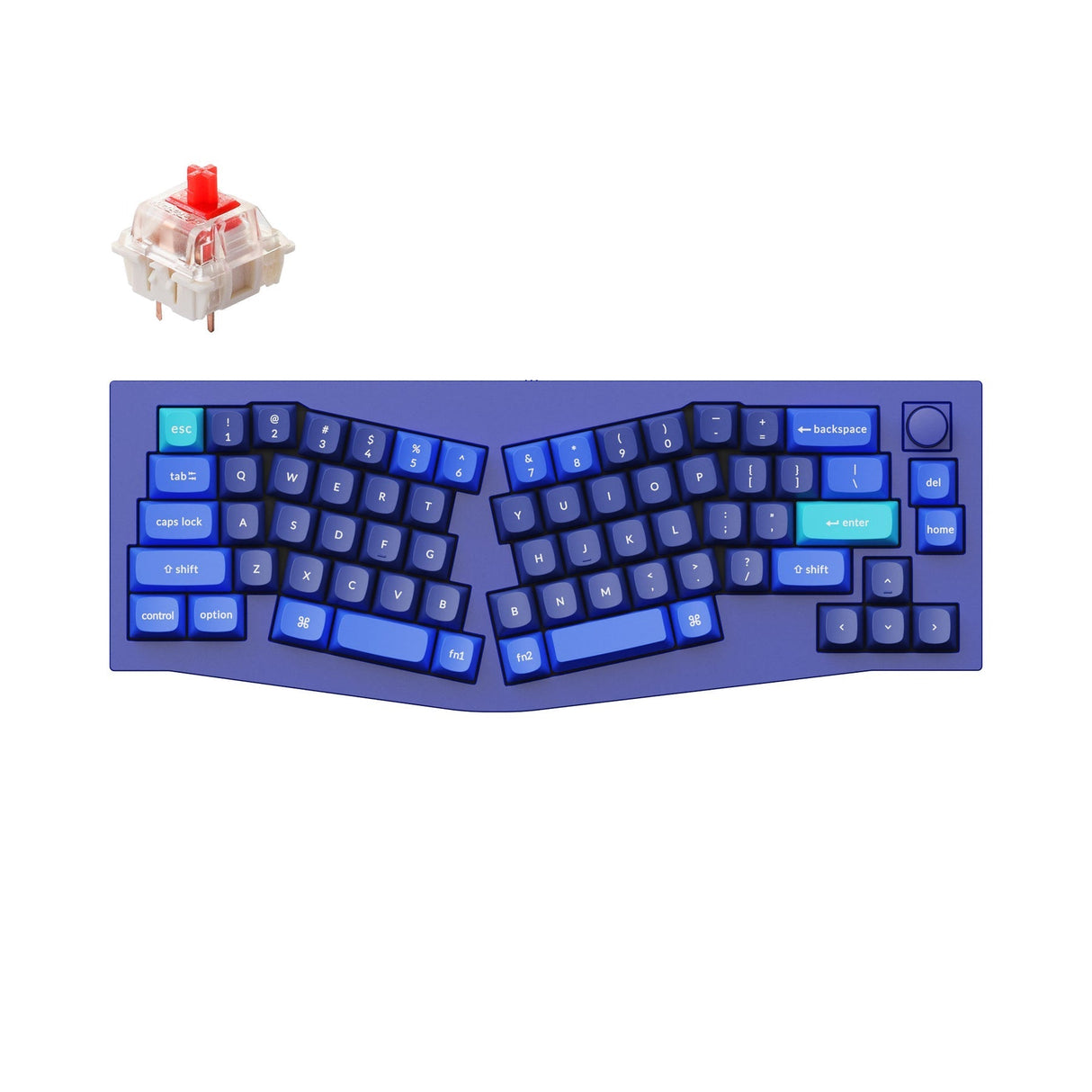 Teclado mecánico personalizado Keychron Q8 (Alice Layout) QMK