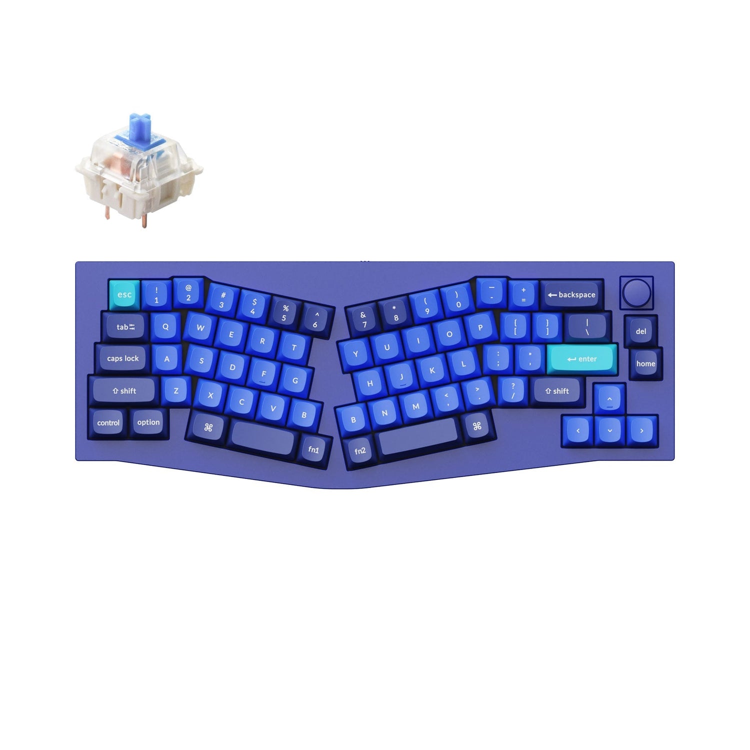 Teclado mecánico personalizado Keychron Q8 (Alice Layout) QMK