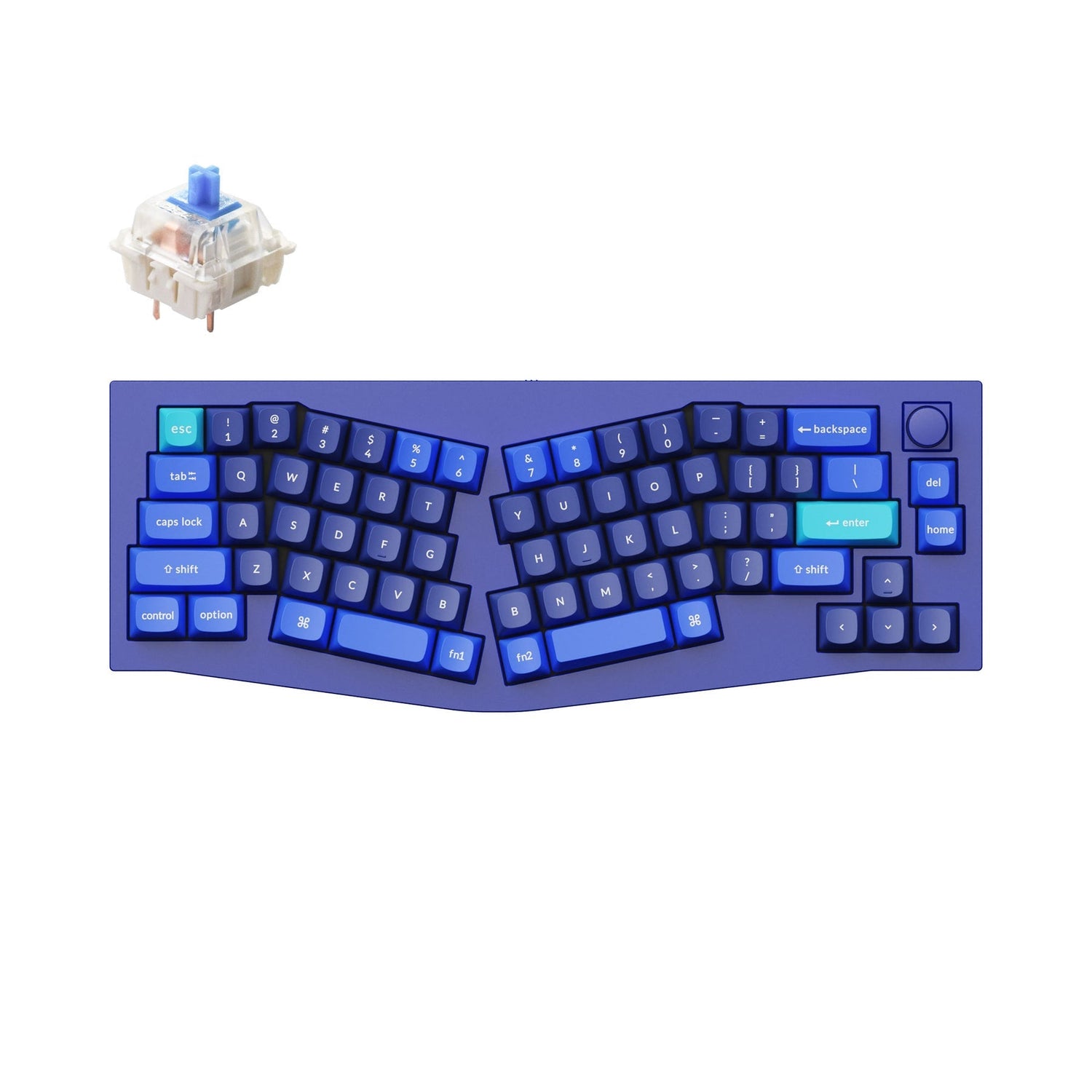 Teclado mecánico personalizado Keychron Q8 (Alice Layout) QMK