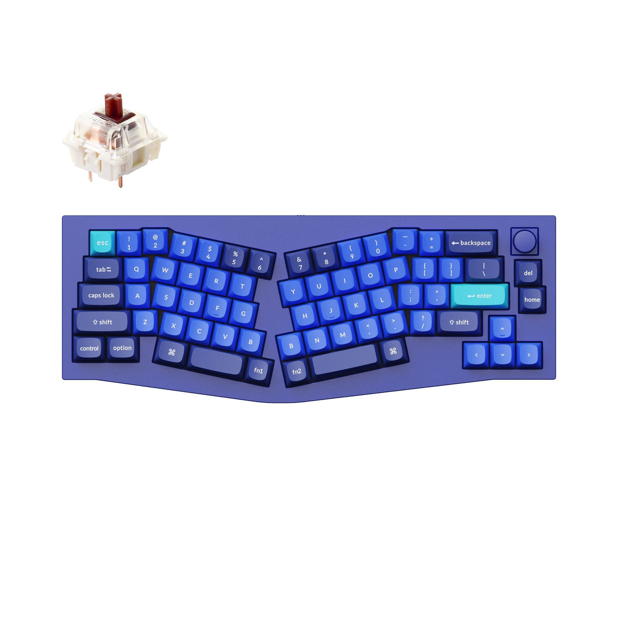 Teclado mecánico personalizado Keychron Q8 (Alice Layout) QMK