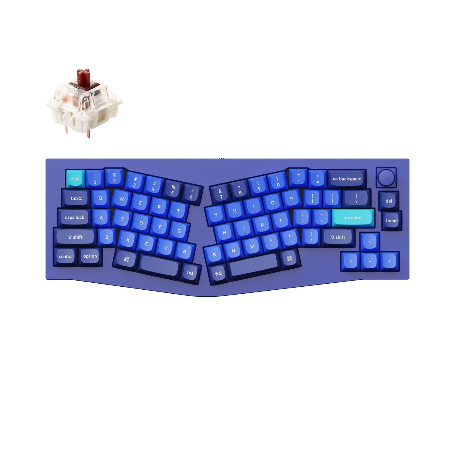 Teclado mecánico personalizado Keychron Q8 (Alice Layout) QMK