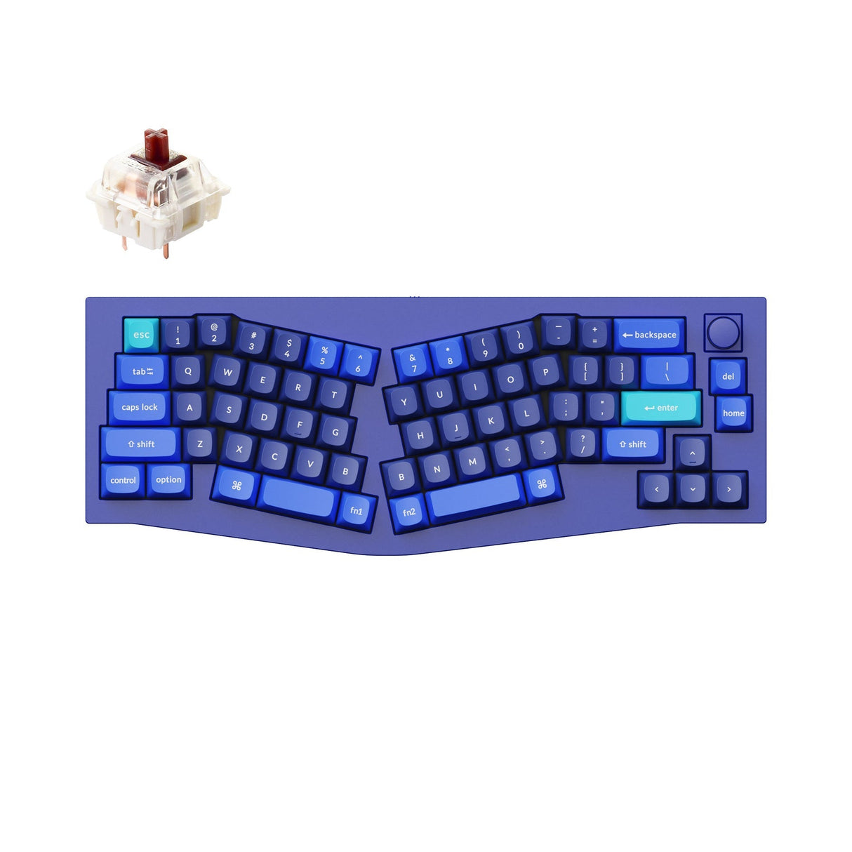 Teclado mecánico personalizado Keychron Q8 (Alice Layout) QMK