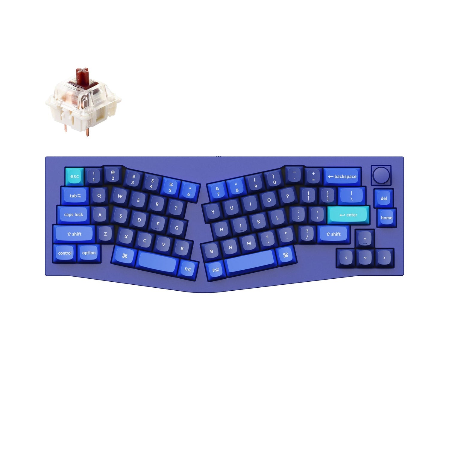 Teclado mecánico personalizado Keychron Q8 (Alice Layout) QMK