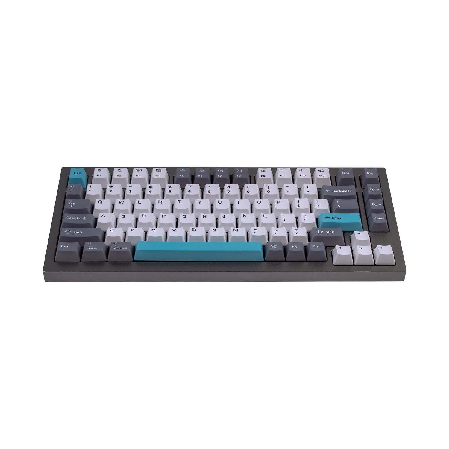 Conjunto de teclas OEM Dye-Sub PBT - Cinza Branco Azul