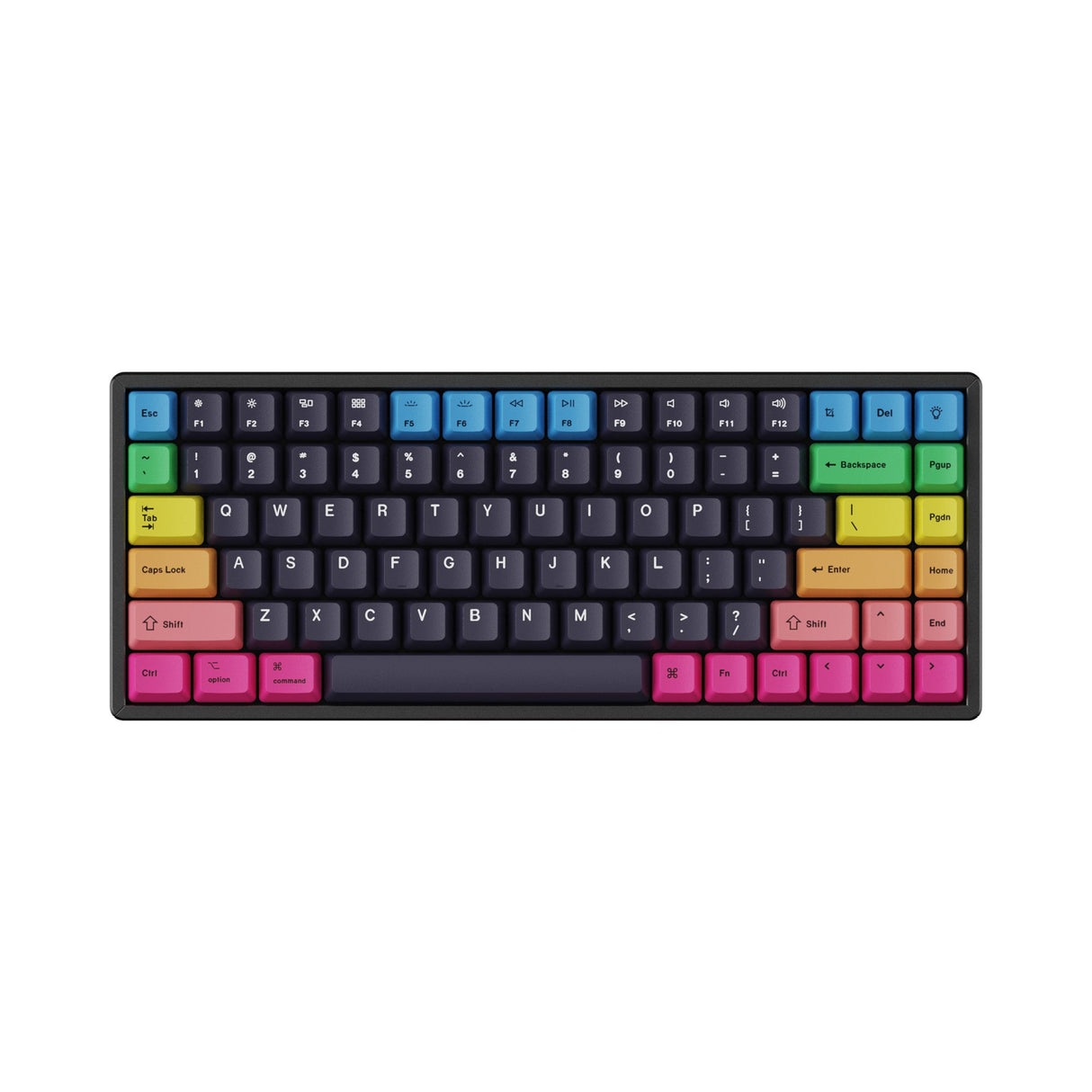 Conjunto de teclas OEM Dye-Sub PBT - Arco-íris