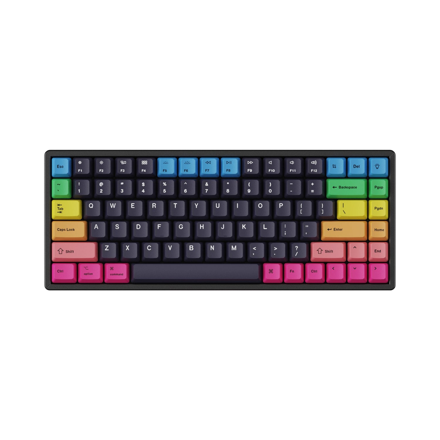 Conjunto de teclas OEM Dye-Sub PBT - Arco-íris