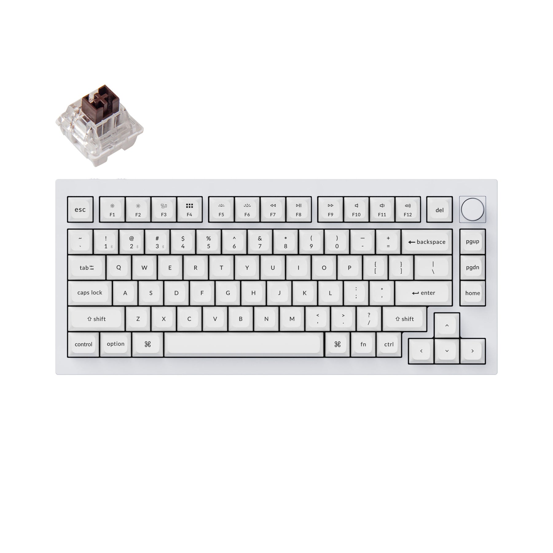 Teclado mecánico personalizado inalámbrico Keychron Q1 Pro QMK/VIA