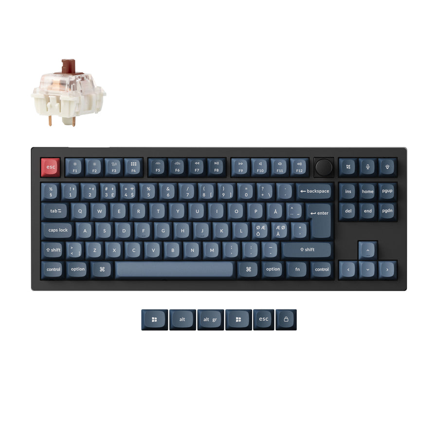 Keychron V3 Max QMK Wireless Custom Mechanical Keyboard ISO Layout Collection