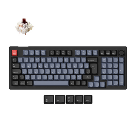 Keychron V5 Max QMK/VIA Wireless Custom Mechanical Keyboard ISO Collection