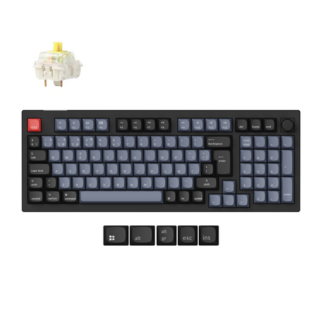 Keychron V5 Max QMK/VIA Wireless Custom Mechanical Keyboard ISO Collection