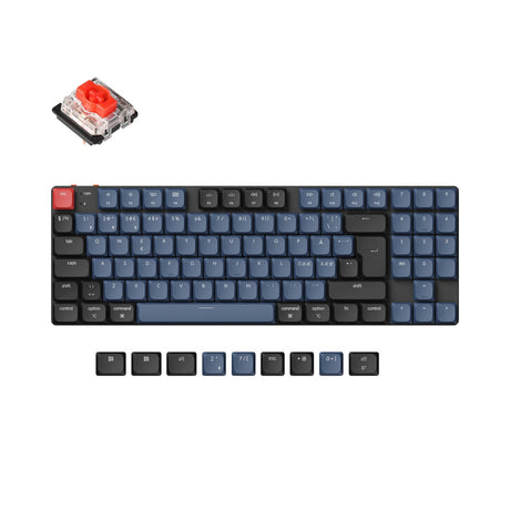 Colección de diseño ISO de teclado mecánico personalizado inalámbrico Keychron K13 Pro QMK/VIA