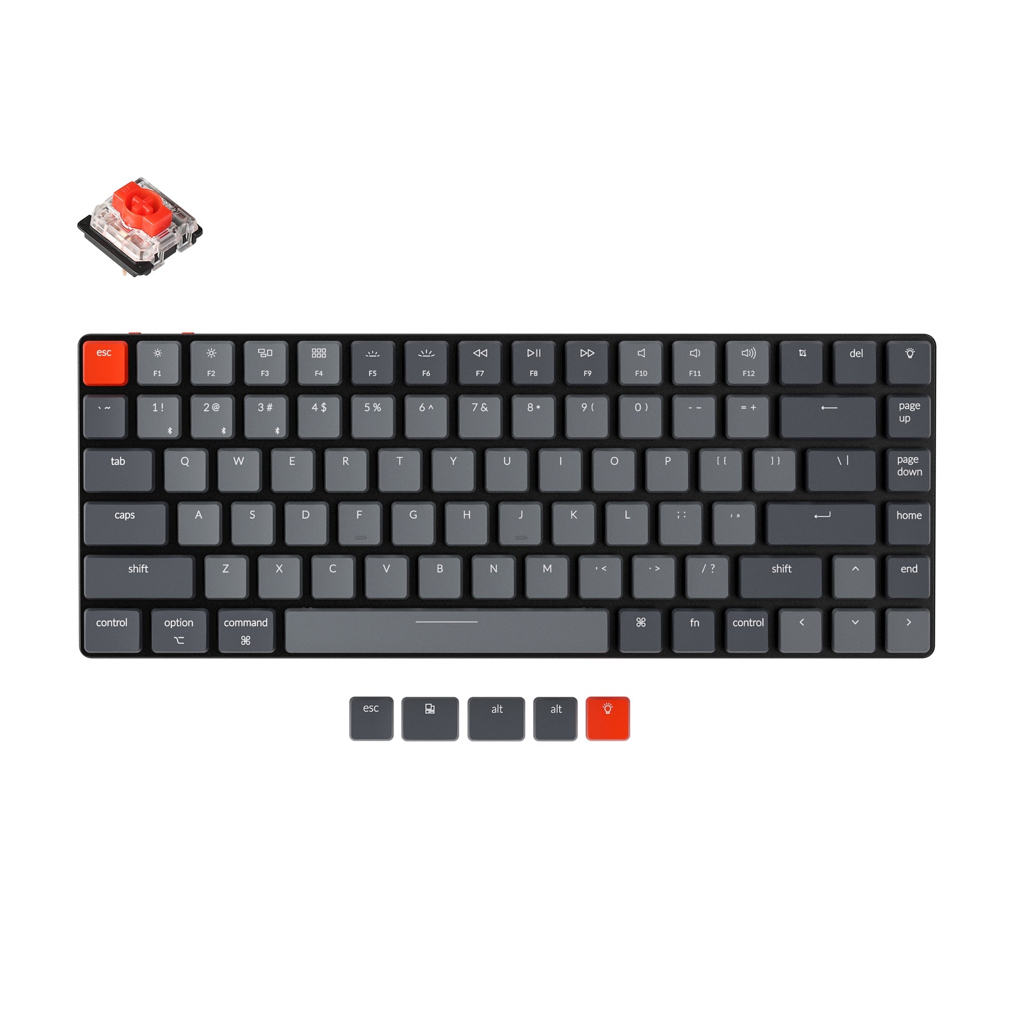 Keychron K3 Ultra-slim Wireless Mechanical Keyboard (US ANSI Layout)