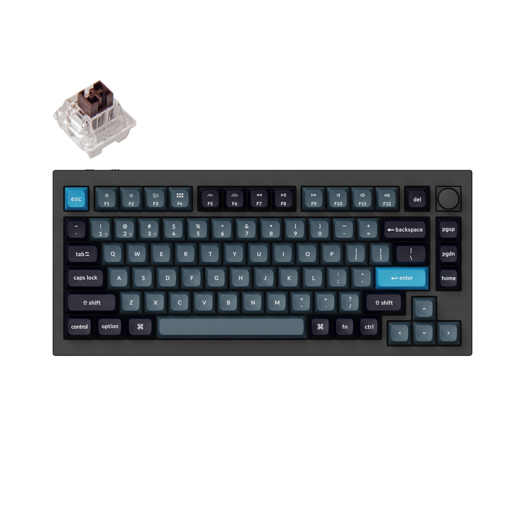 Teclado mecánico personalizado inalámbrico Keychron Q1 Pro QMK/VIA