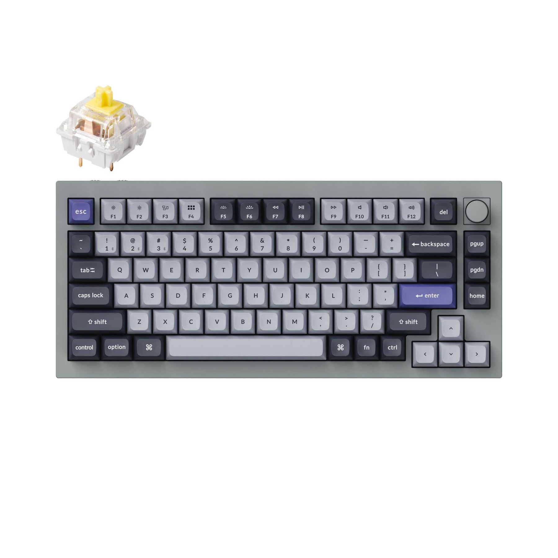 Teclado mecánico personalizado inalámbrico Keychron Q1 Pro QMK/VIA
