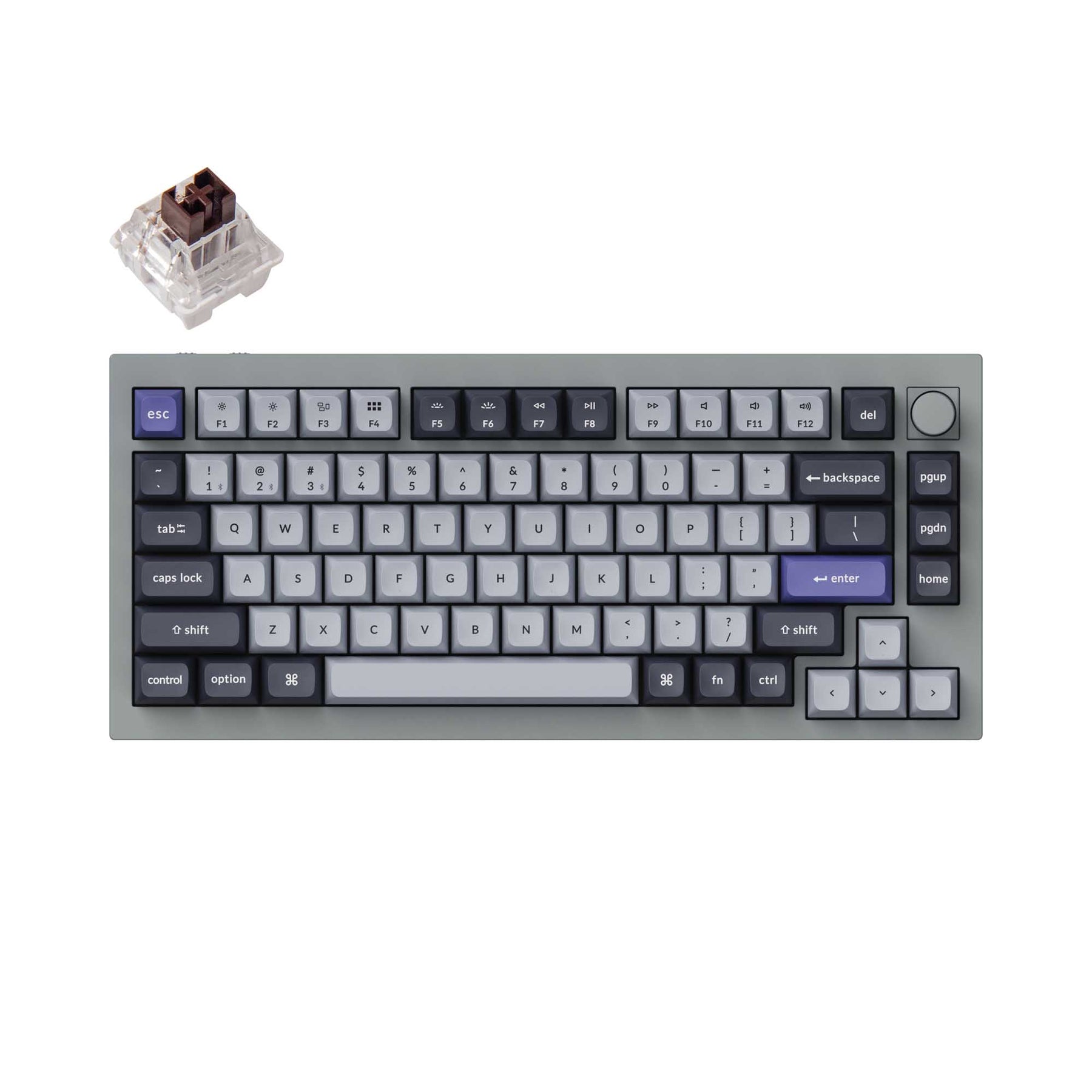 Teclado mecánico personalizado inalámbrico Keychron Q1 Pro QMK/VIA