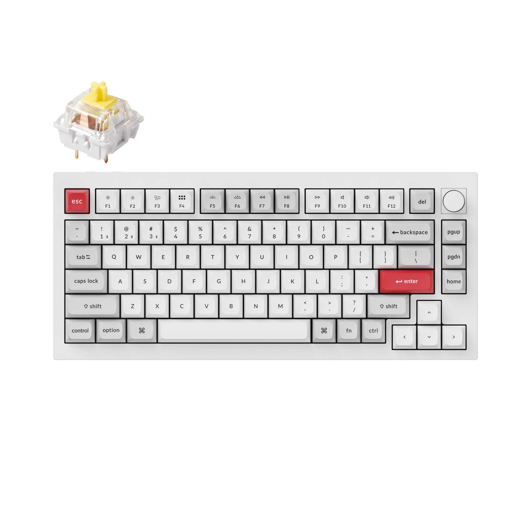 Teclado mecánico personalizado inalámbrico Keychron Q1 Pro QMK/VIA