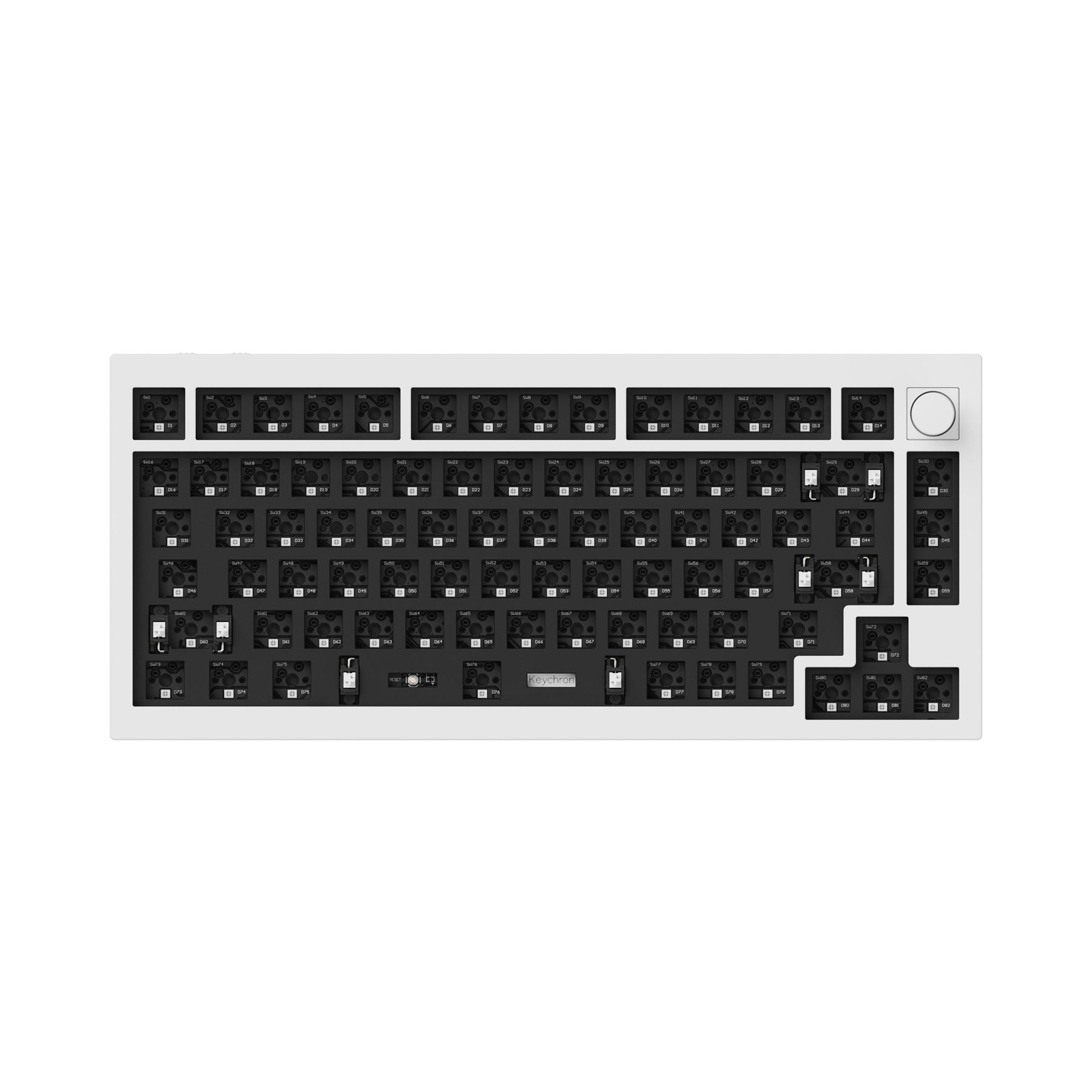 Teclado mecánico personalizado inalámbrico Keychron Q1 Pro QMK/VIA