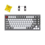       Keychron-Q1-QMK-75-Custom-Mechanical-Keyboard-Knob-Grey-Gateron-Phantom-Yellow