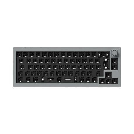 Keychron q2 pro qmk/via coleção de layout iso de teclado mecânico personalizado sem fio