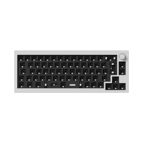 Keychron q2 pro qmk/via coleção de layout iso de teclado mecânico personalizado sem fio