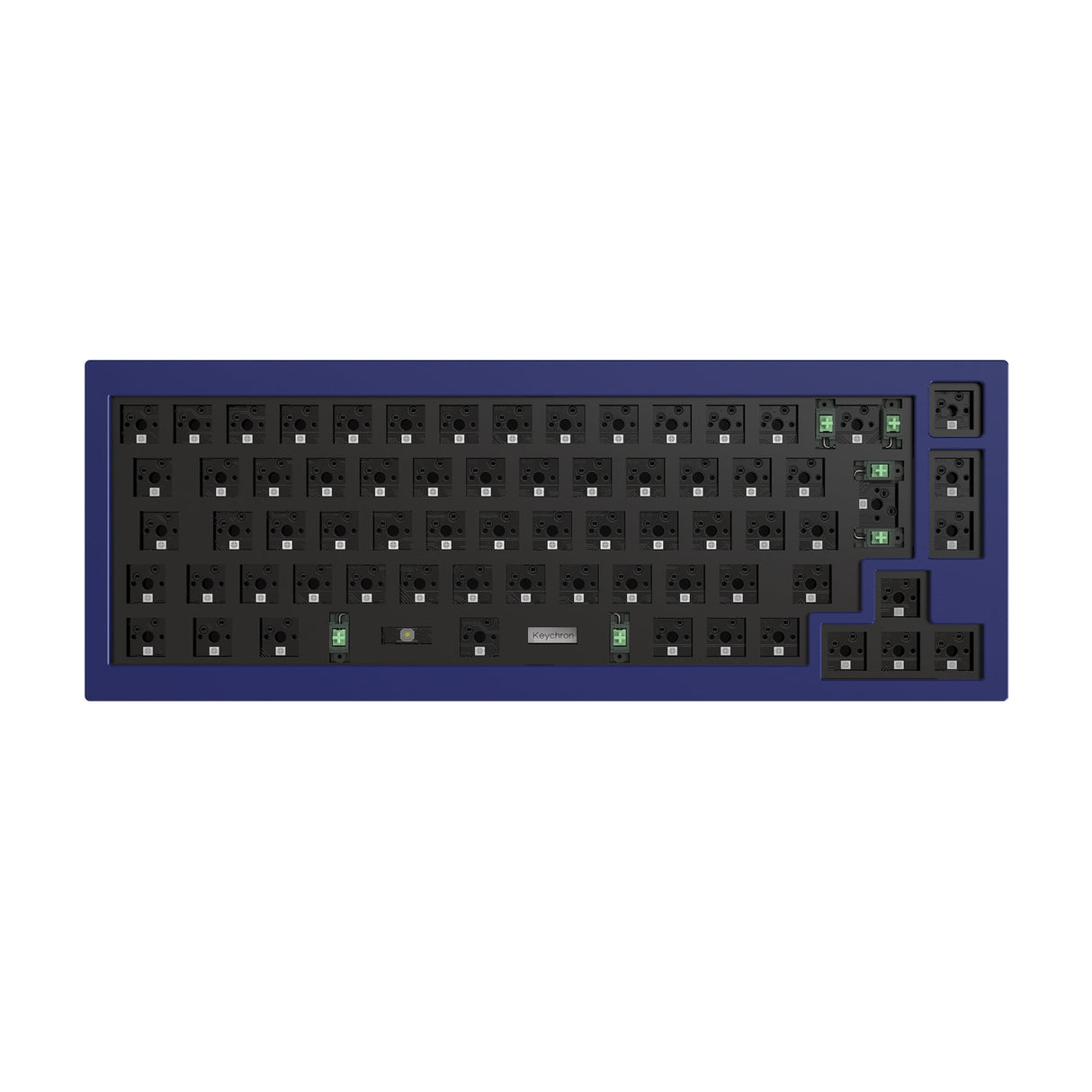 Coleção de layout ISO de teclado mecânico personalizado Keychron Q2 QMK