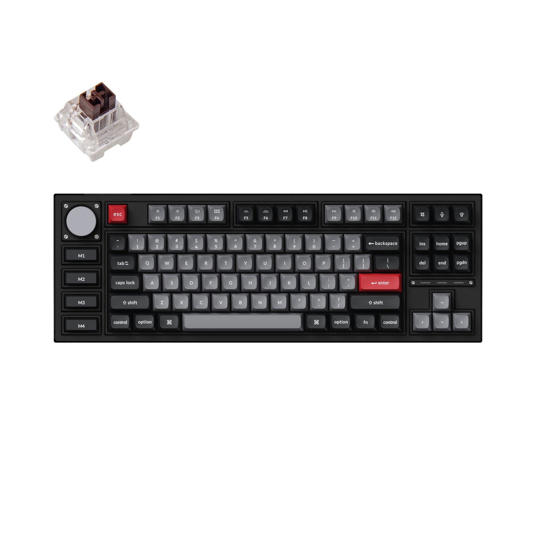 Teclado mecánico personalizado inalámbrico Keychron Q3 Pro QMK/VIA