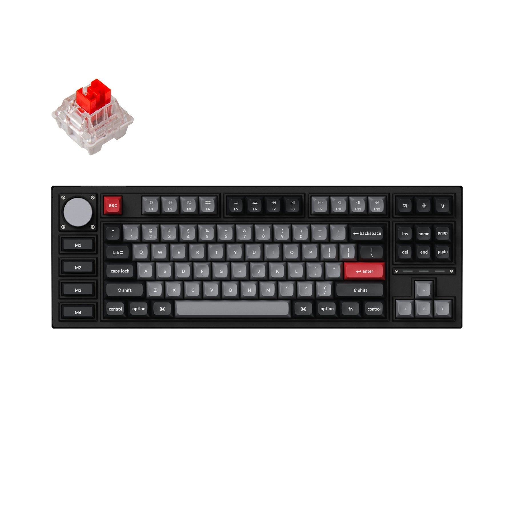 Teclado mecánico personalizado inalámbrico Keychron Q3 Pro QMK/VIA
