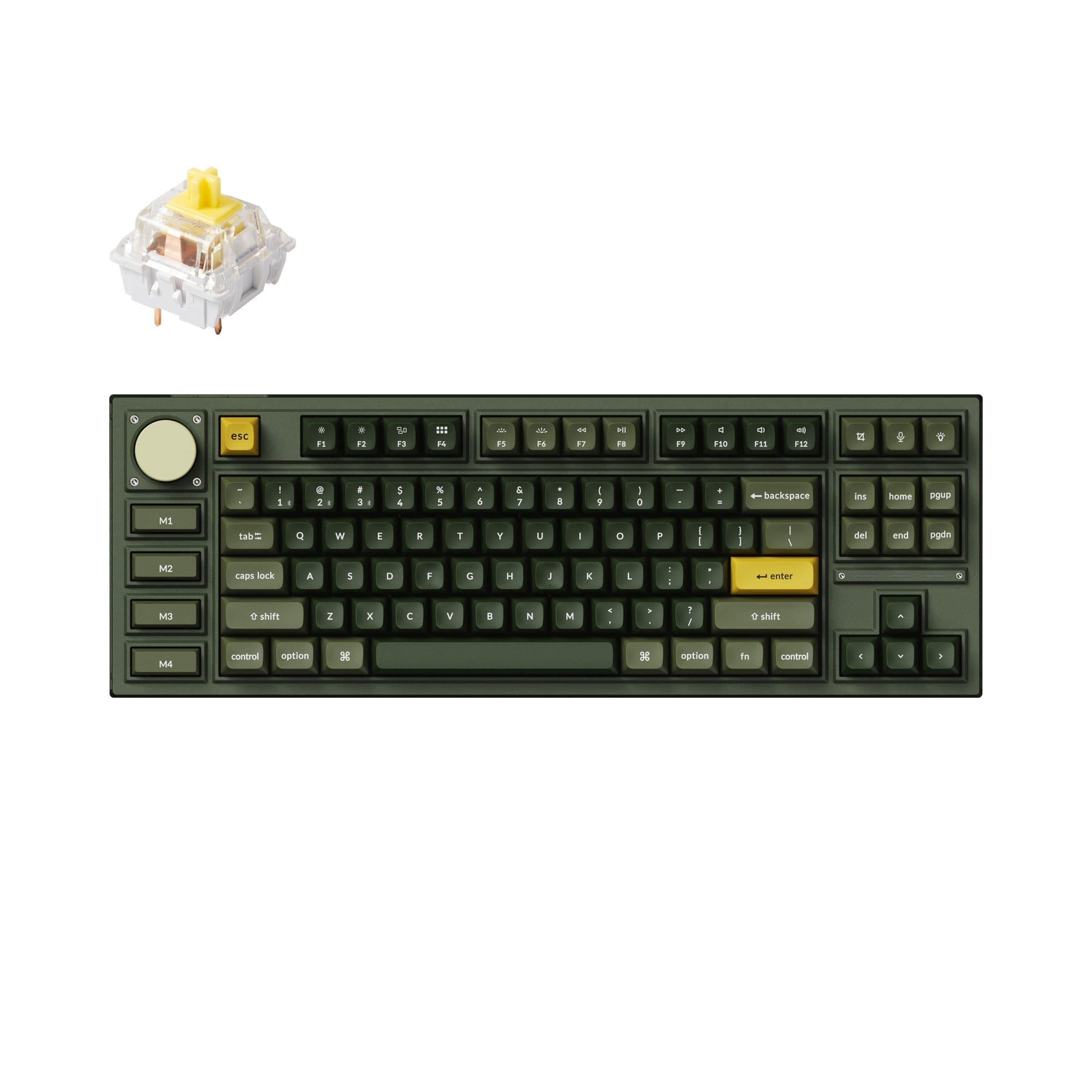 Teclado mecánico personalizado inalámbrico Keychron Q3 Pro QMK/VIA