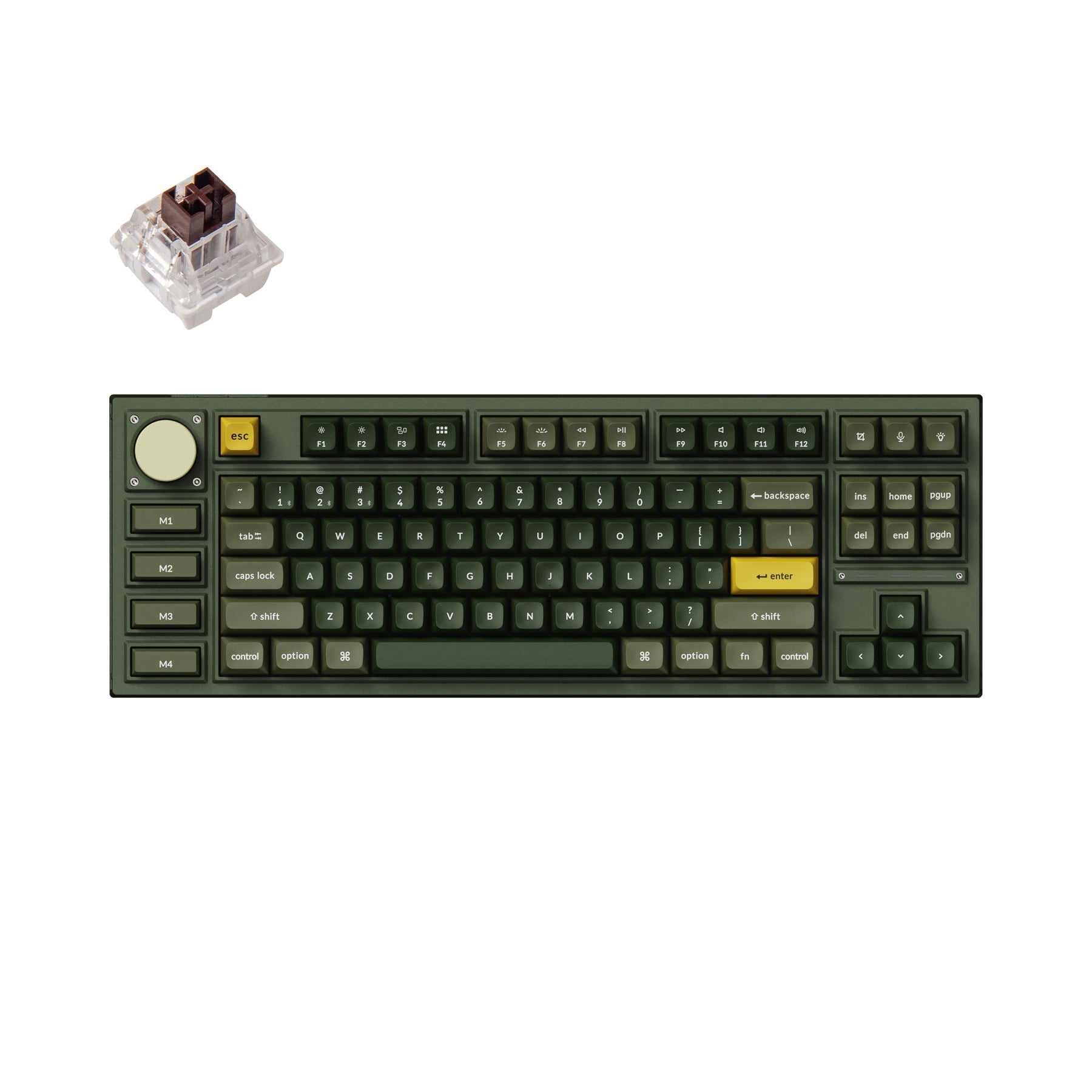 Teclado mecánico personalizado inalámbrico Keychron Q3 Pro QMK/VIA