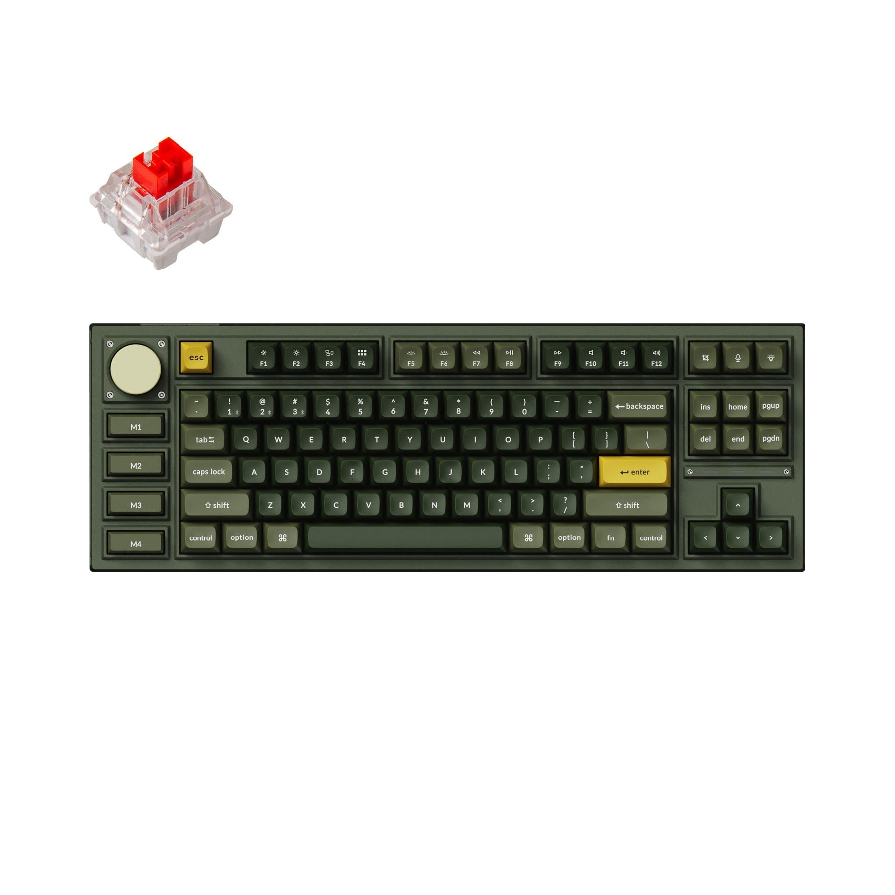 Teclado mecánico personalizado inalámbrico Keychron Q3 Pro QMK/VIA
