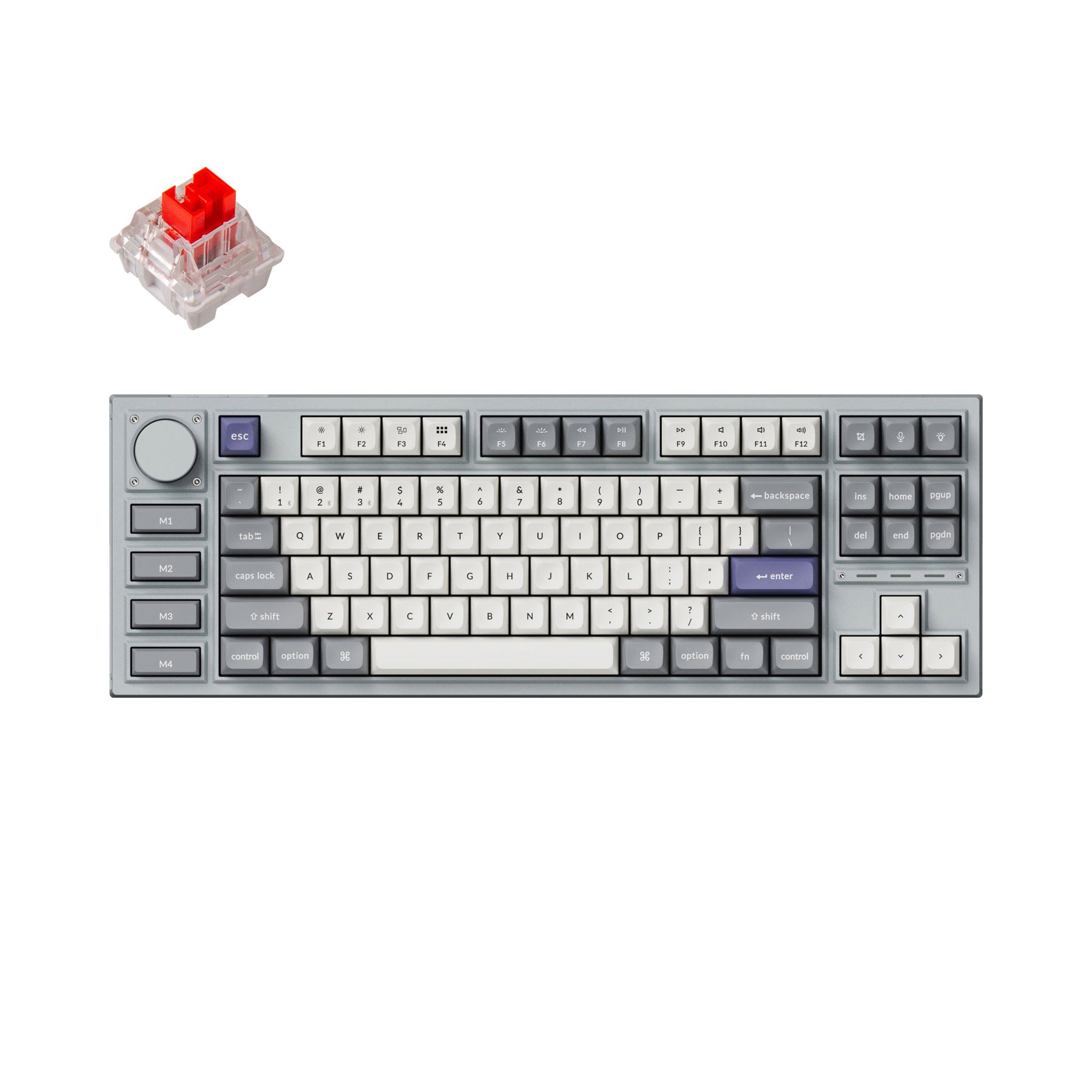 Teclado mecánico personalizado inalámbrico Keychron Q3 Pro QMK/VIA