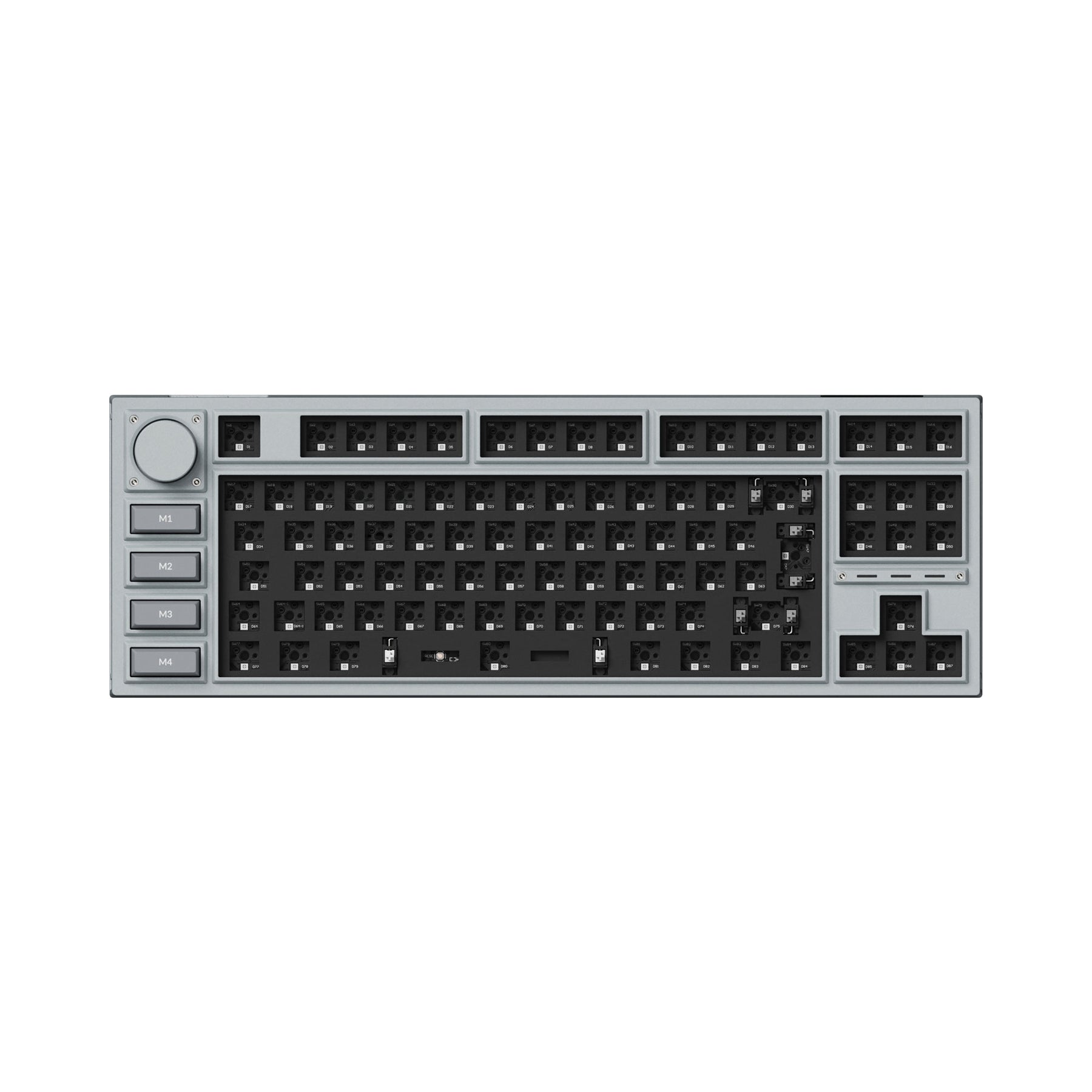 Colección de diseño ISO de teclado mecánico personalizado inalámbrico Keychron Q3 Pro QMK/VIA