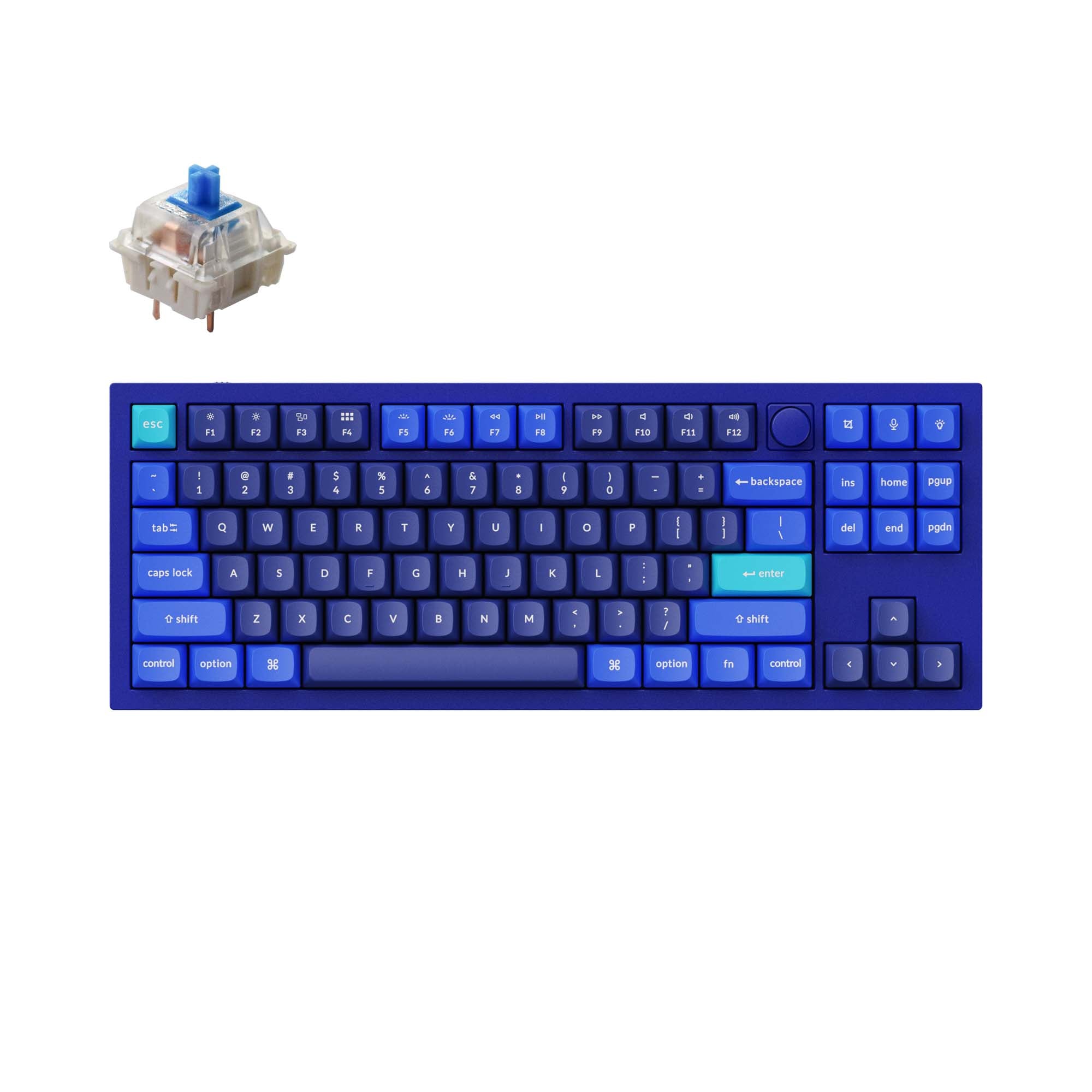 Keychron-Q3-tkl-qmk-custom-mechanical-keyboard-knob-version-blue-blue-B