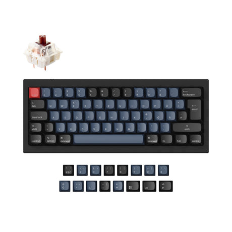 Colección de diseño ISO de teclado mecánico personalizado Keychron Q4 QMK