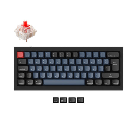 Colección de diseño ISO de teclado mecánico personalizado Keychron Q4 QMK